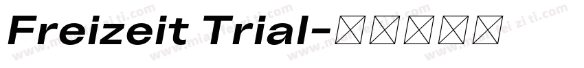 Freizeit Trial字体转换